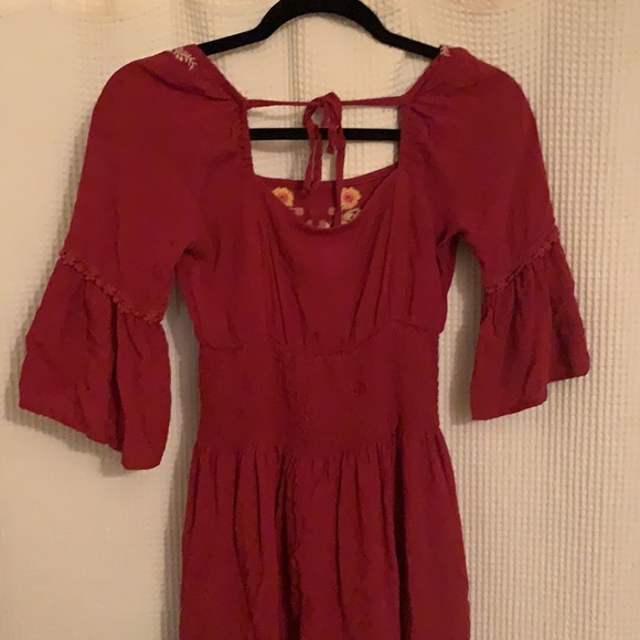 Blue Rain Boho red dress - Picture 6 of 8
